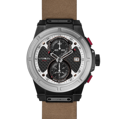 Otto Chrono Silver Black Nato