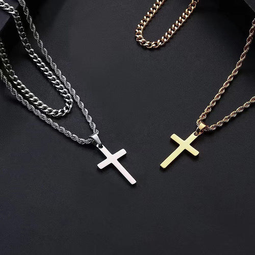 European and American Cross-border Jewelry High-end Cross Pendant