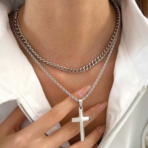 European and American Cross-border Jewelry High-end Cross Pendant