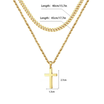 European and American Cross-border Jewelry High-end Cross Pendant